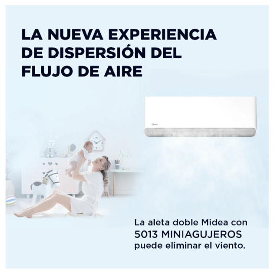 BREEZZELESS - MIDEA 9.000 Btu/hr