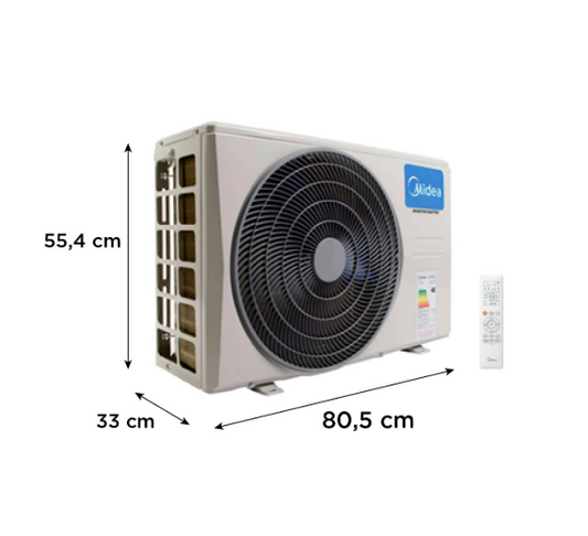 BREEZZELESS - MIDEA 18.000 Btu/hr